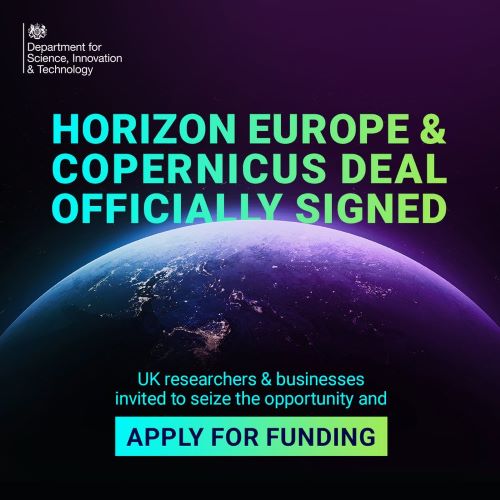Landmark moment for scientists, researchers and businesses as UK association to £80 billion Horizon research programme officially sealed