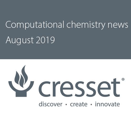 Computational chemistry news from Cresset, August 2019