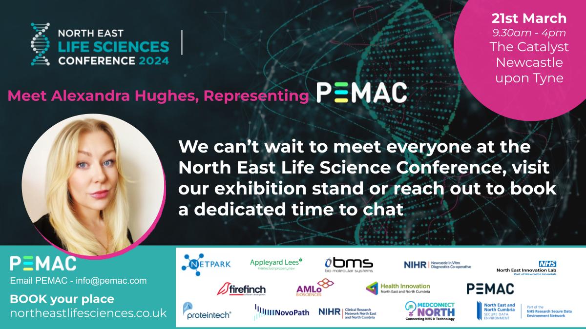 PEMAC to Exhibit CMMS Solutions at UK North East Life Sciences Conference 2024
